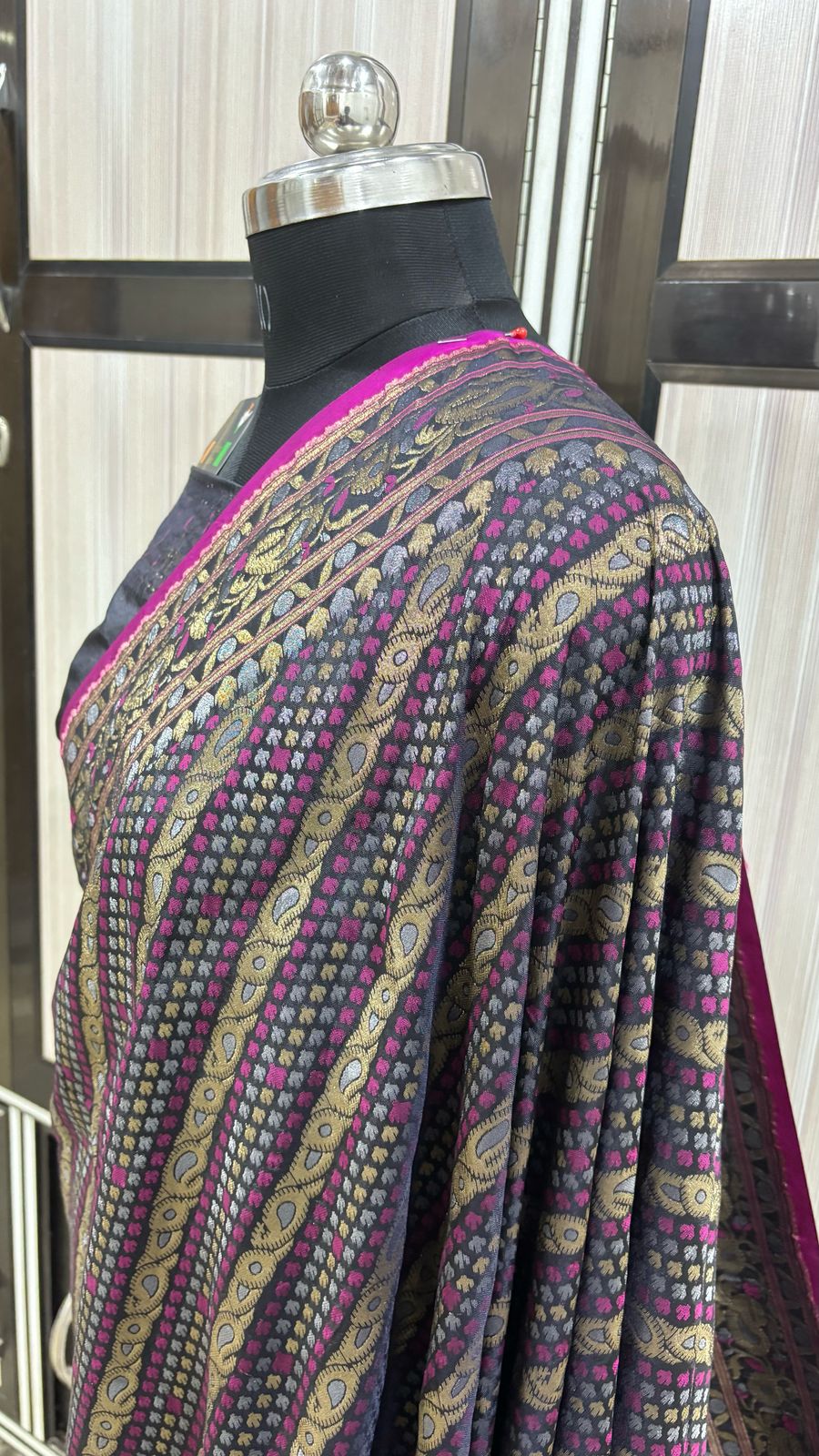 Banarasi Art Silk Hand Loom Aada Mina Saree