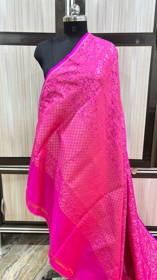 Banarasi Katan Silk Saree – Pink