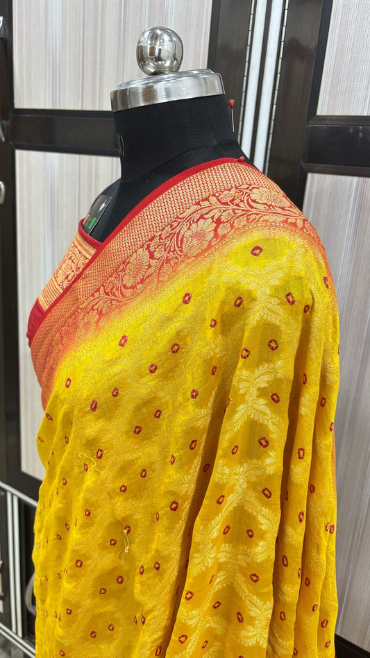 Banarasi Pure Spanch Silk