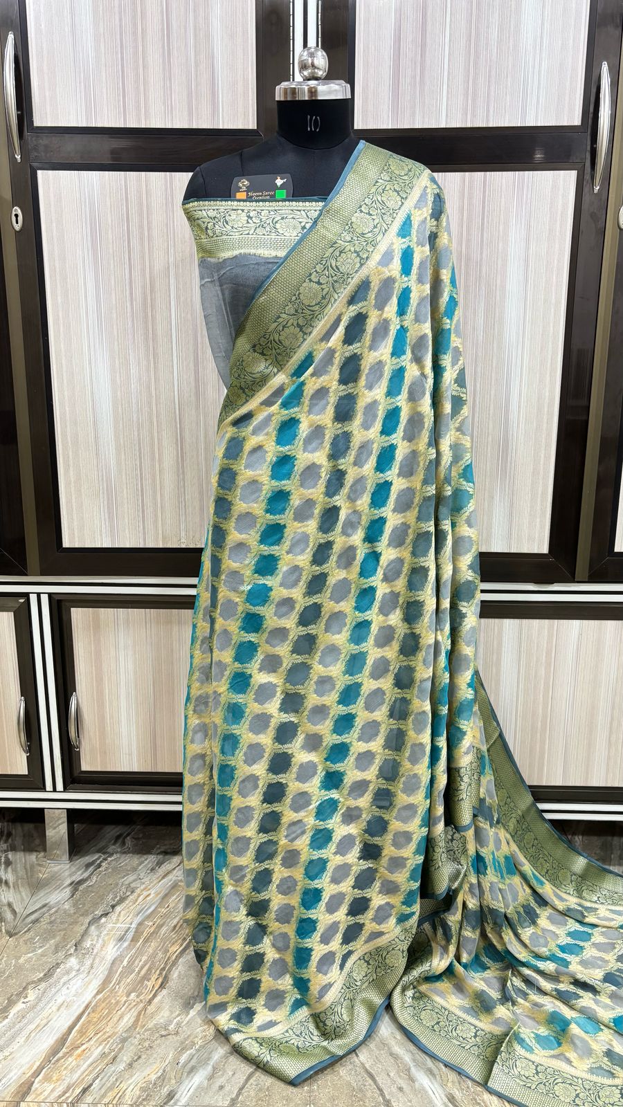 Banarasi Viscose Silk Hand Loom Saree
