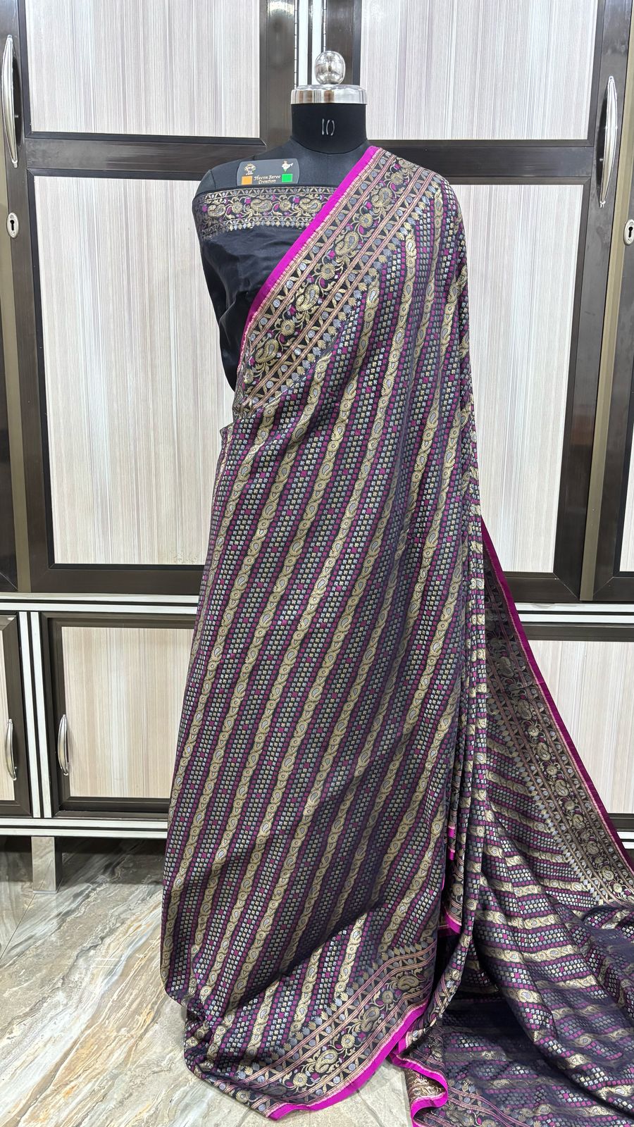 Banarasi Art Silk Hand Loom Aada Mina Saree