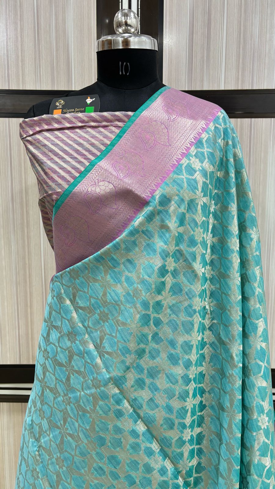 Banarasi Reza Multi Jaal Saree