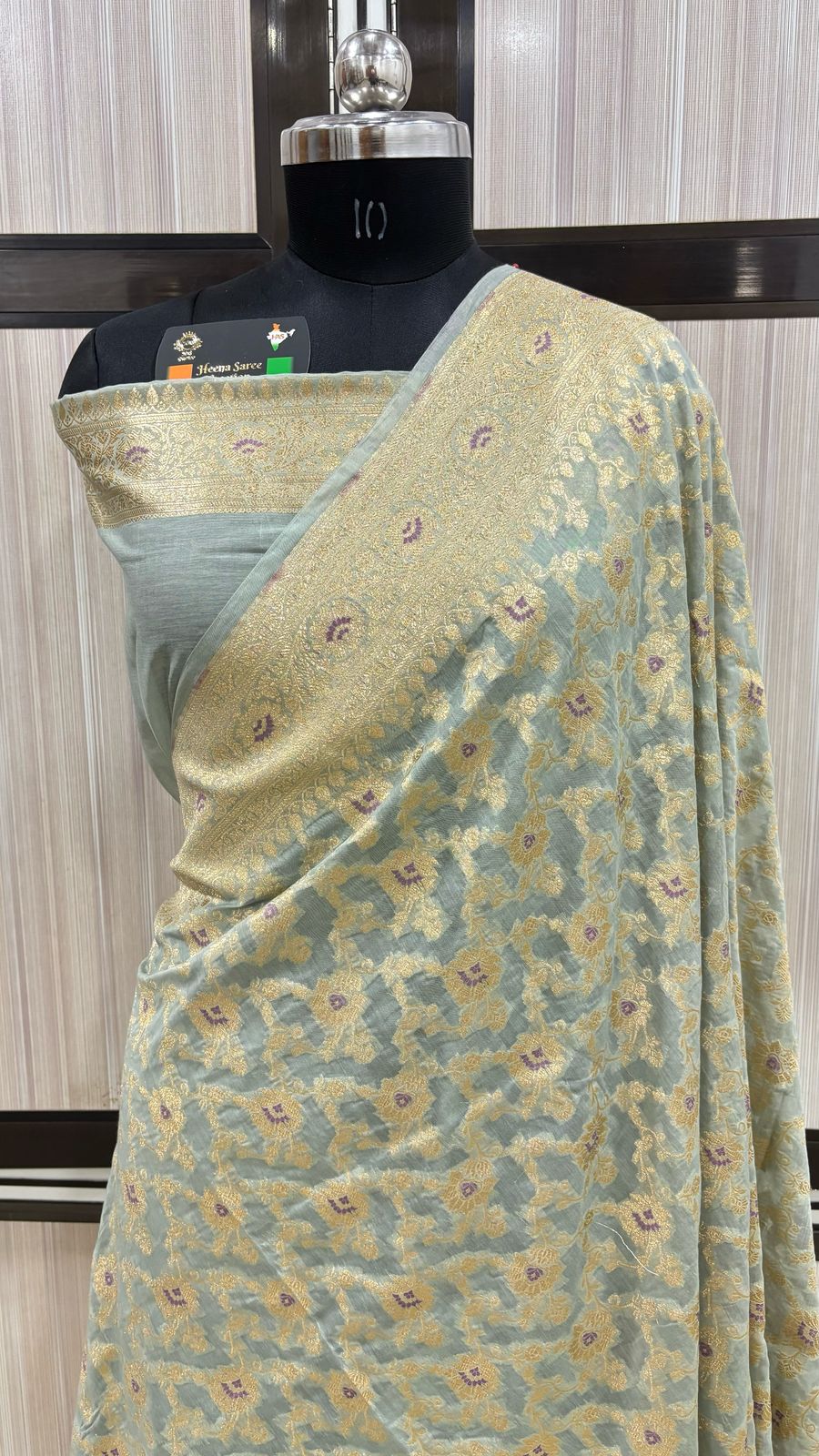 Malmal Jaal Meena Saree