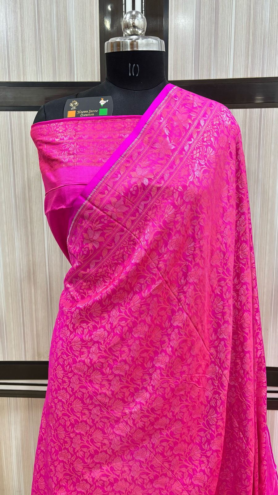 Banarasi Katan Silk Saree – Pink