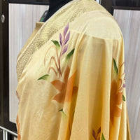 Elegant Banarasi Orean Silk Hand Brush Work Saree
