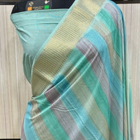 Malmal Hand Brush Work Saree