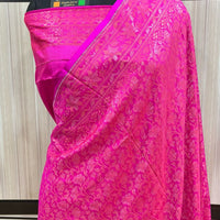 Banarasi Katan Silk Saree – Pink